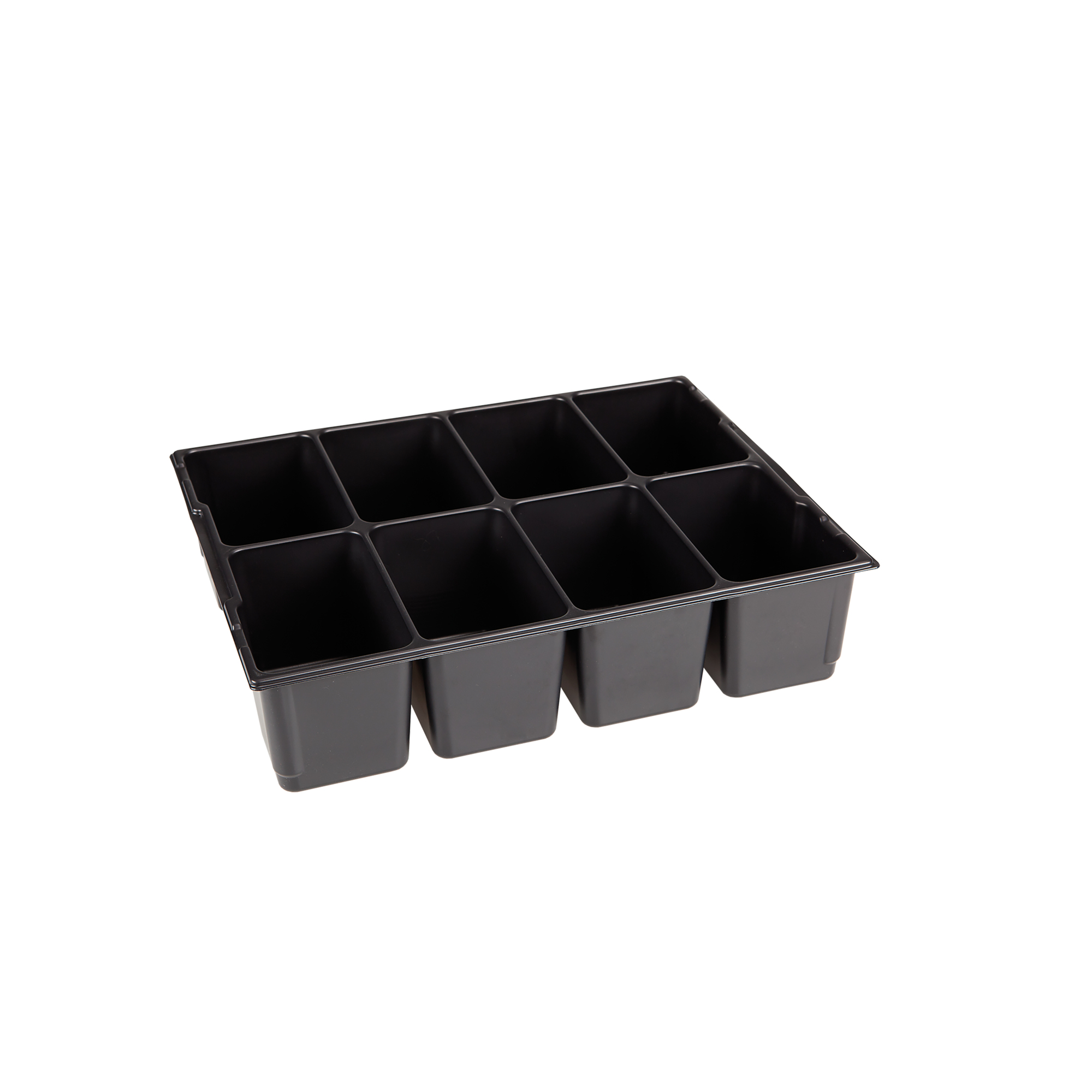 L-Boxx Baseline Small Parts Tray — 8 Compartments, Fits L-Boxx 2, Recycled Polystyrene, Model# 1000010129